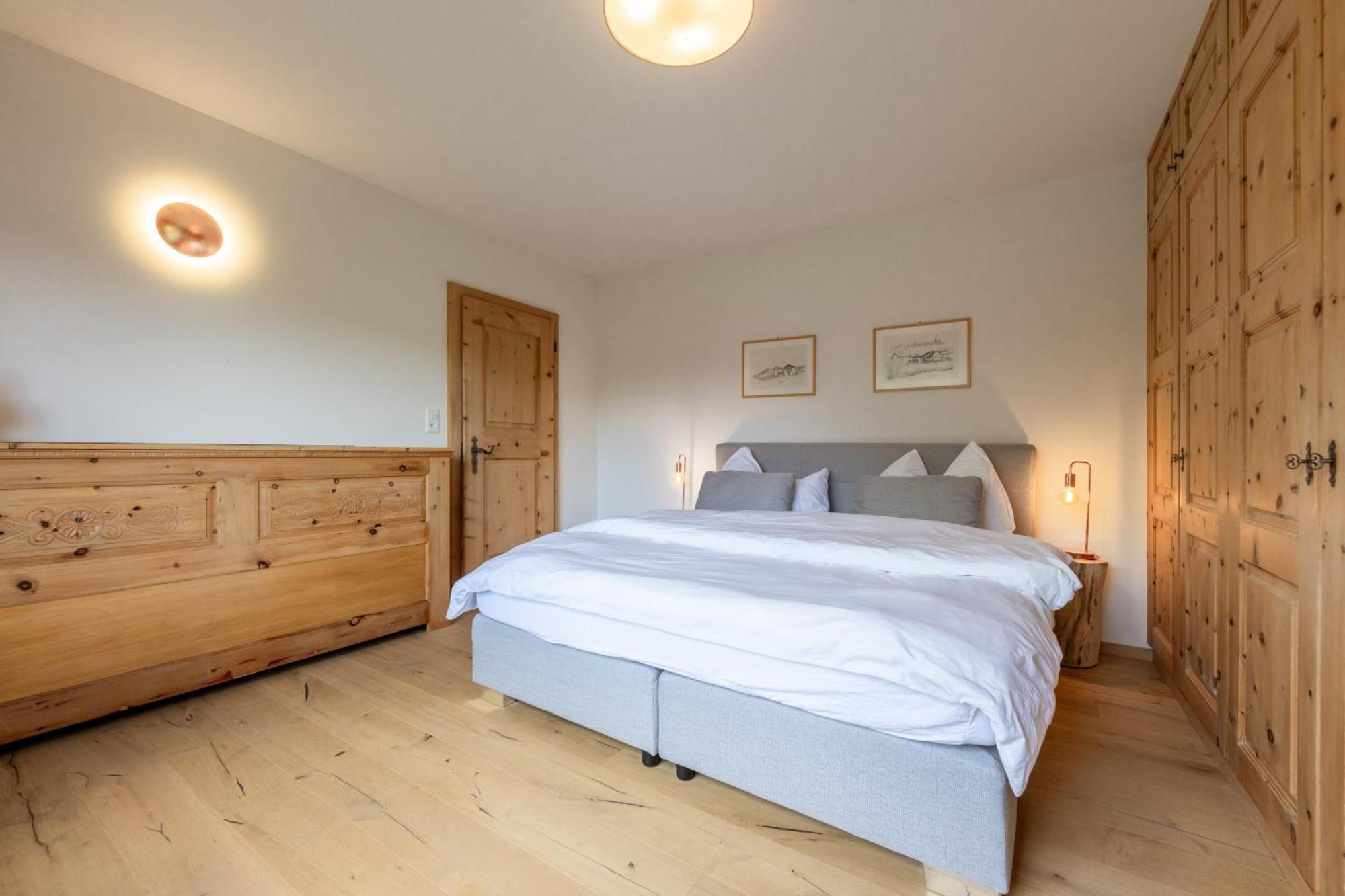 Cosy Apartment Facing Piz Rosatsch St. Moritz Bagian luar foto