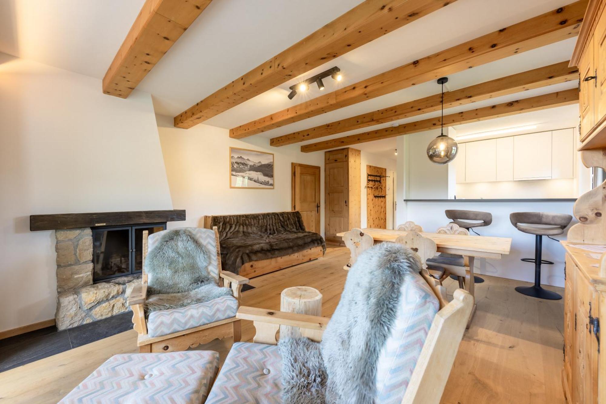 Cosy Apartment Facing Piz Rosatsch St. Moritz Bagian luar foto
