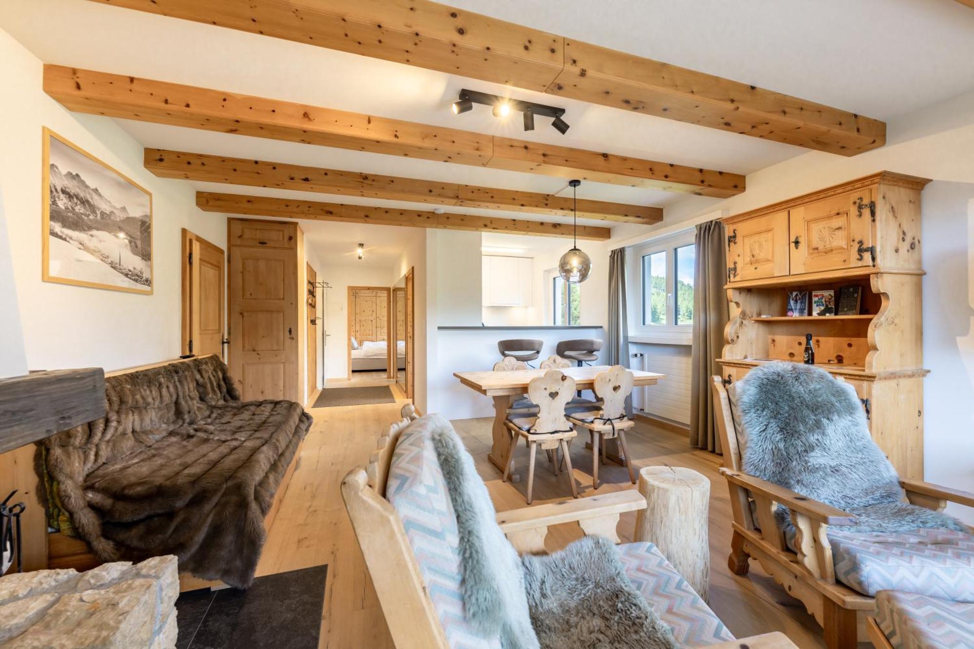 Cosy Apartment Facing Piz Rosatsch St. Moritz Bagian luar foto